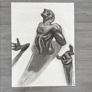 Abstract Gray Art Print